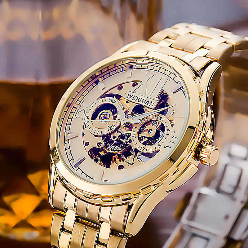 Mechanische Herrenuhr, wasserdicht, leuchtend – Bild 9 | LuxeStyle