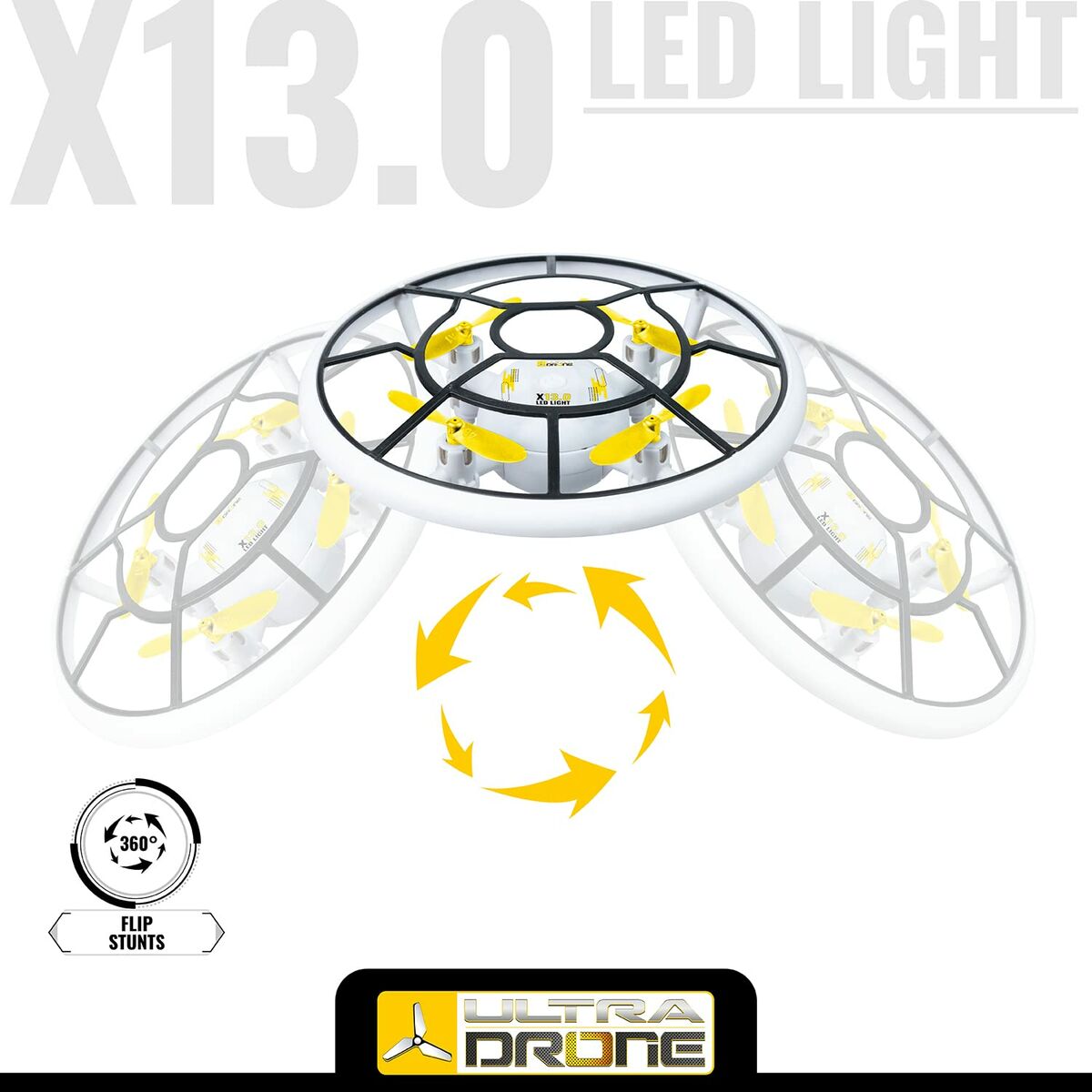 Leichte LED-Drohne: Spektakuläre Flüge bei Tag & Nacht! – Ansicht 3