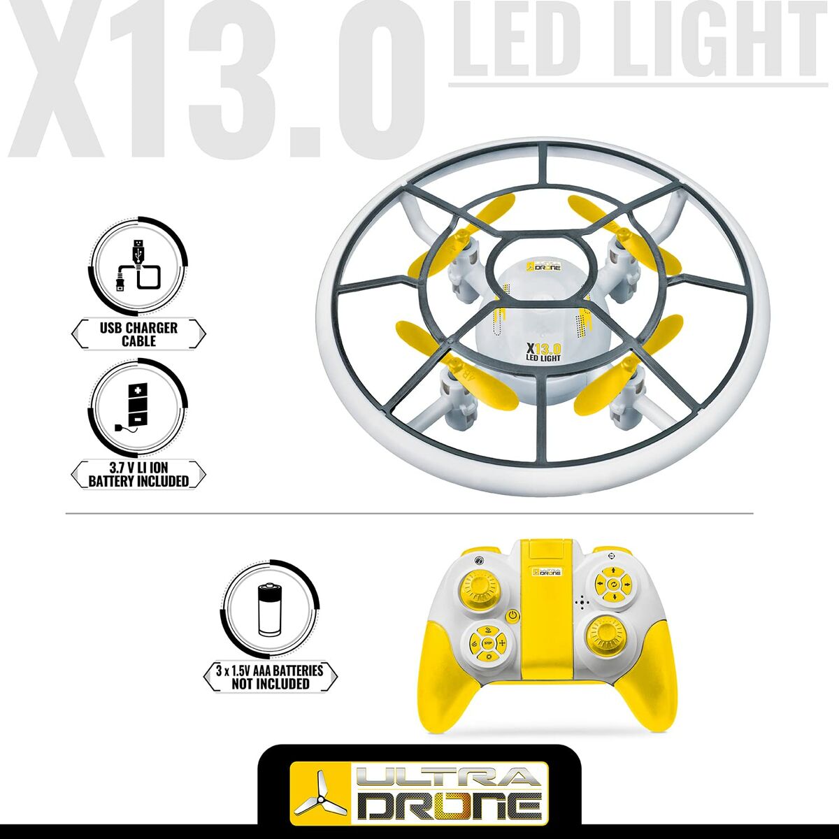Leichte LED-Drohne: Spektakuläre Flüge bei Tag & Nacht! – Ansicht 2