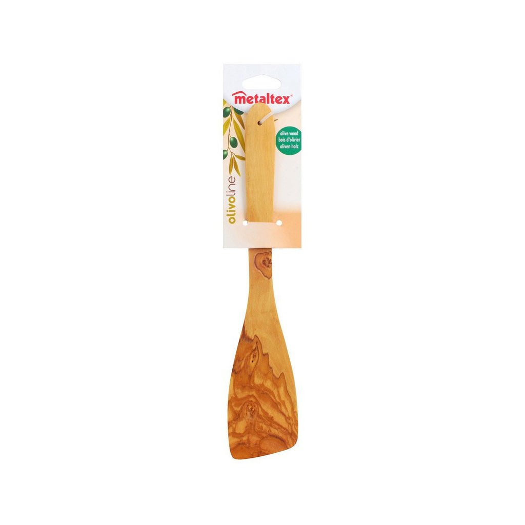 Küchenspatel Metaltex Braun natürlich Holz Olivenholz 30 cm
