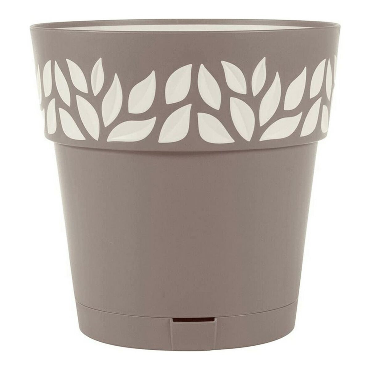 Selbstbewässernder Blumentopf Stefanplast 3920111 Braun Beige