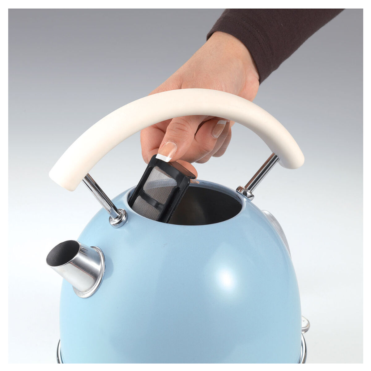 Wasserkocher Ariete 2877/05 1,7 L 2000W Blau Weiß Celeste Edelstahl 20