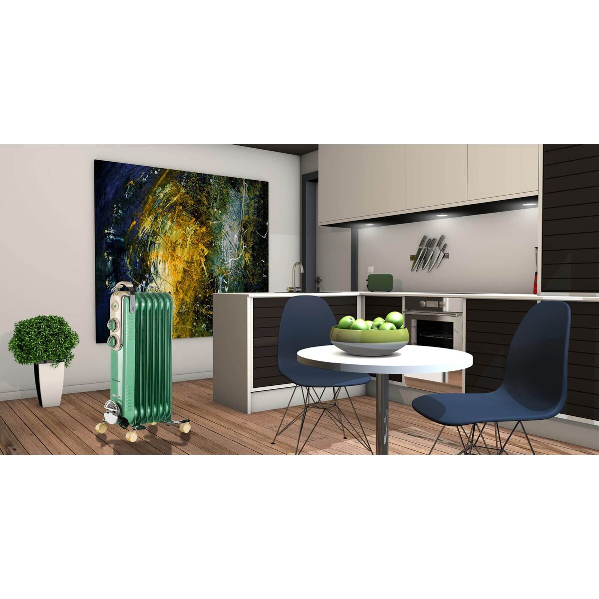 Ölheizung (7 Kammern) Ariete 837/04 grün 1500 W