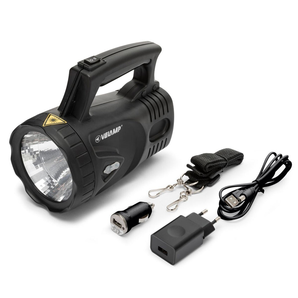Wiederaufladbarer LED-Handscheinwerfer Velamp ICARO 3 W 170 LM