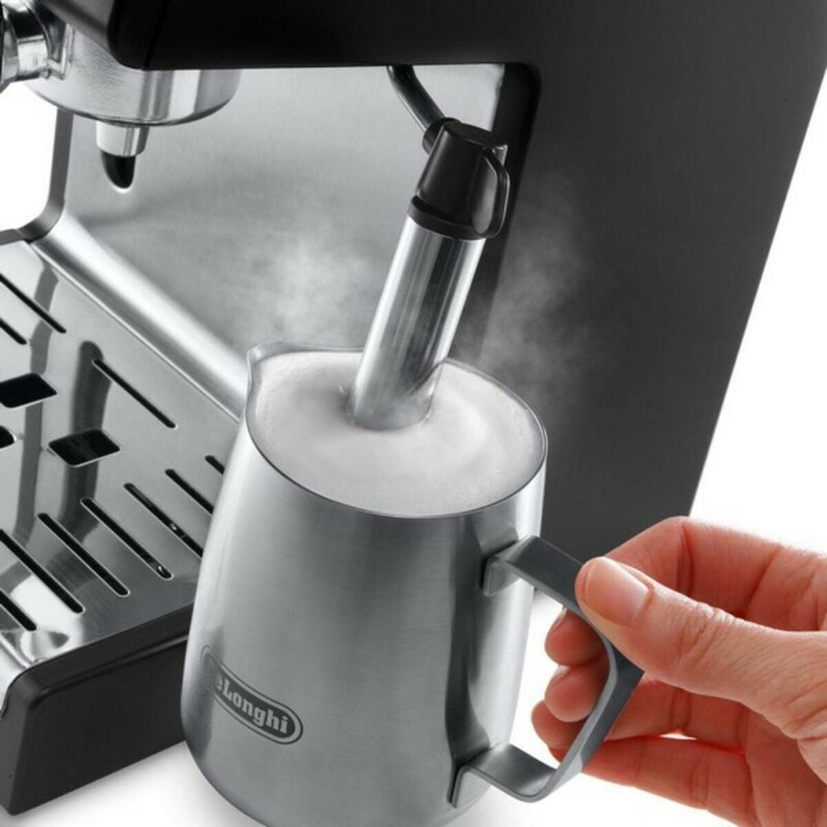 Manuelle Express-Kaffeemaschine DeLonghi DO745MF Schwarz Grau noir 110