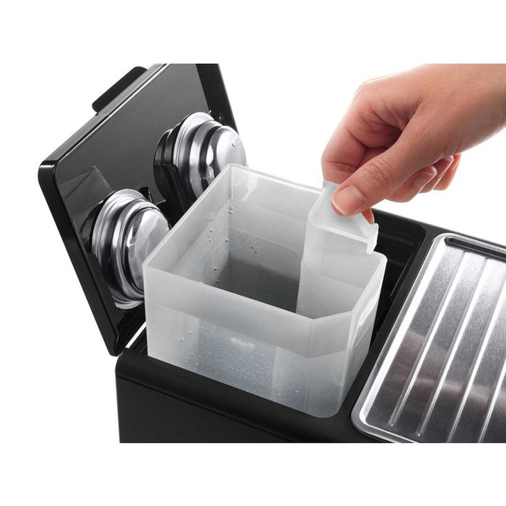 Manuelle Express-Kaffeemaschine DeLonghi DO745MF Schwarz Grau noir 110