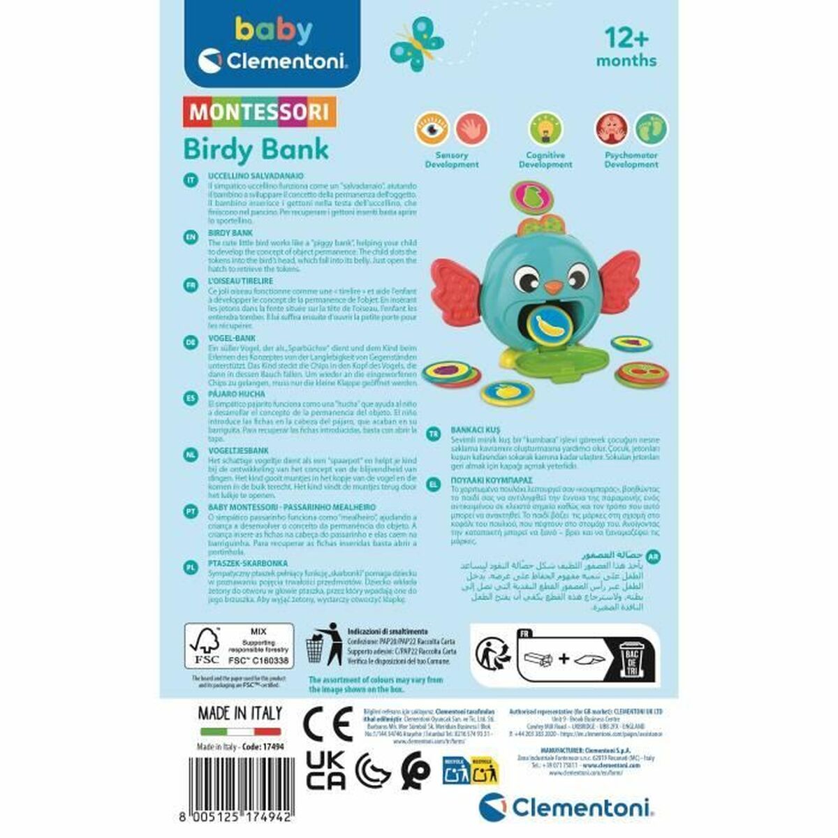 Interaktives Spielzeug für Babys Clementoni