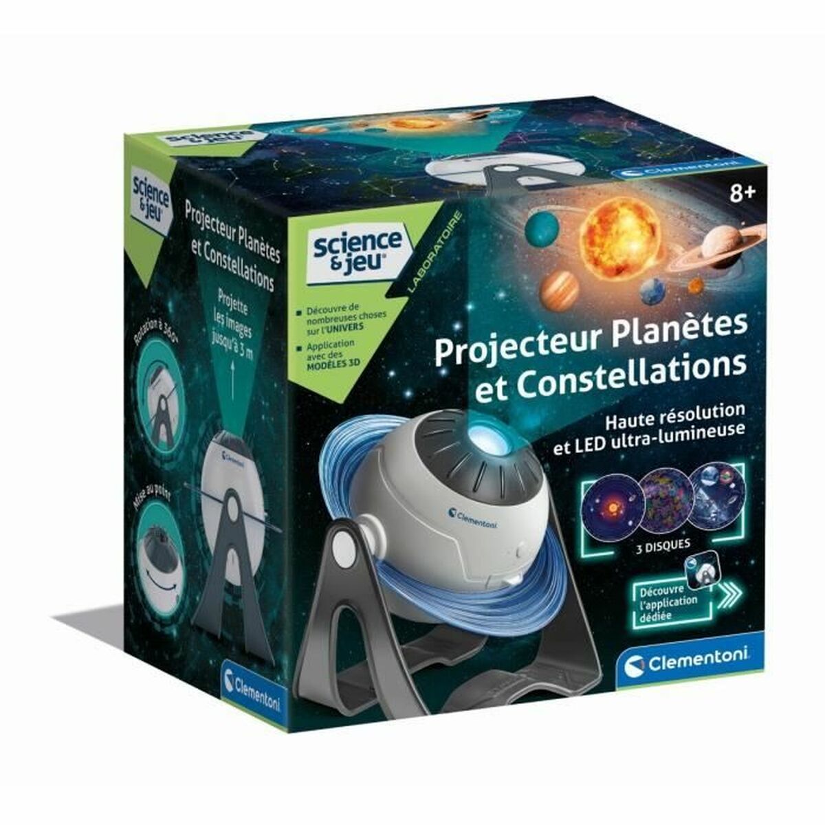 Lernspiel Clementoni Proyector de Planetas y Constelaciones