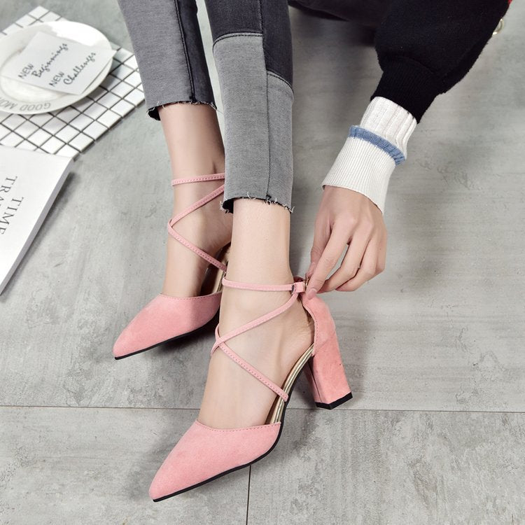 High Heel Sandalen mit spitzer Zehenkappe | LuxeStyle