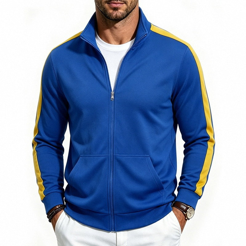 Herren-Jacke Relaxed Fit Sporty Zip-Up