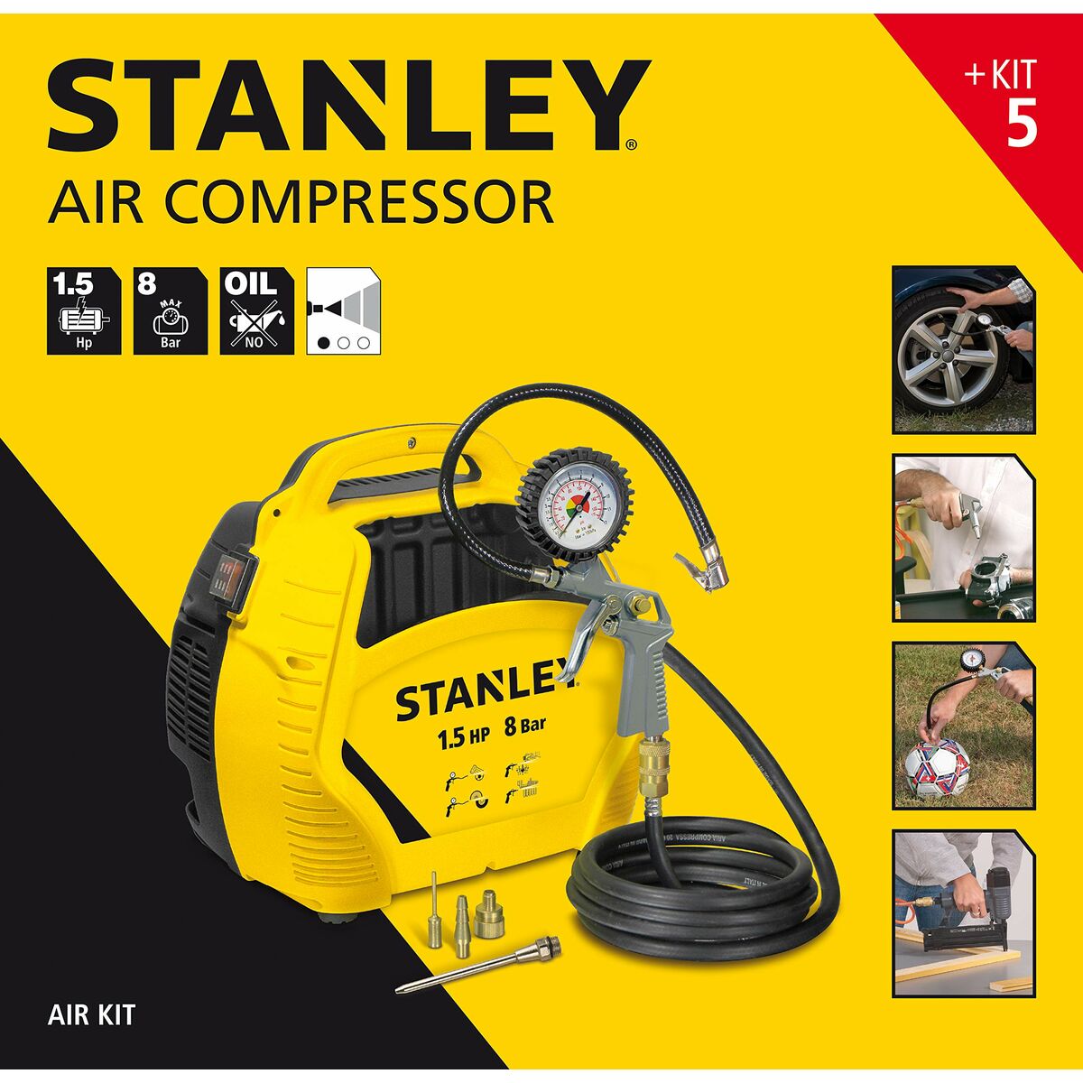 Luftkompressor Stanley 1868 1100 W 230 V