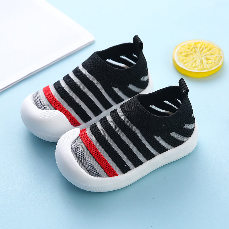 Baby Lauflernschuhe mit Streifen – Bild 6 | LuxeStyle