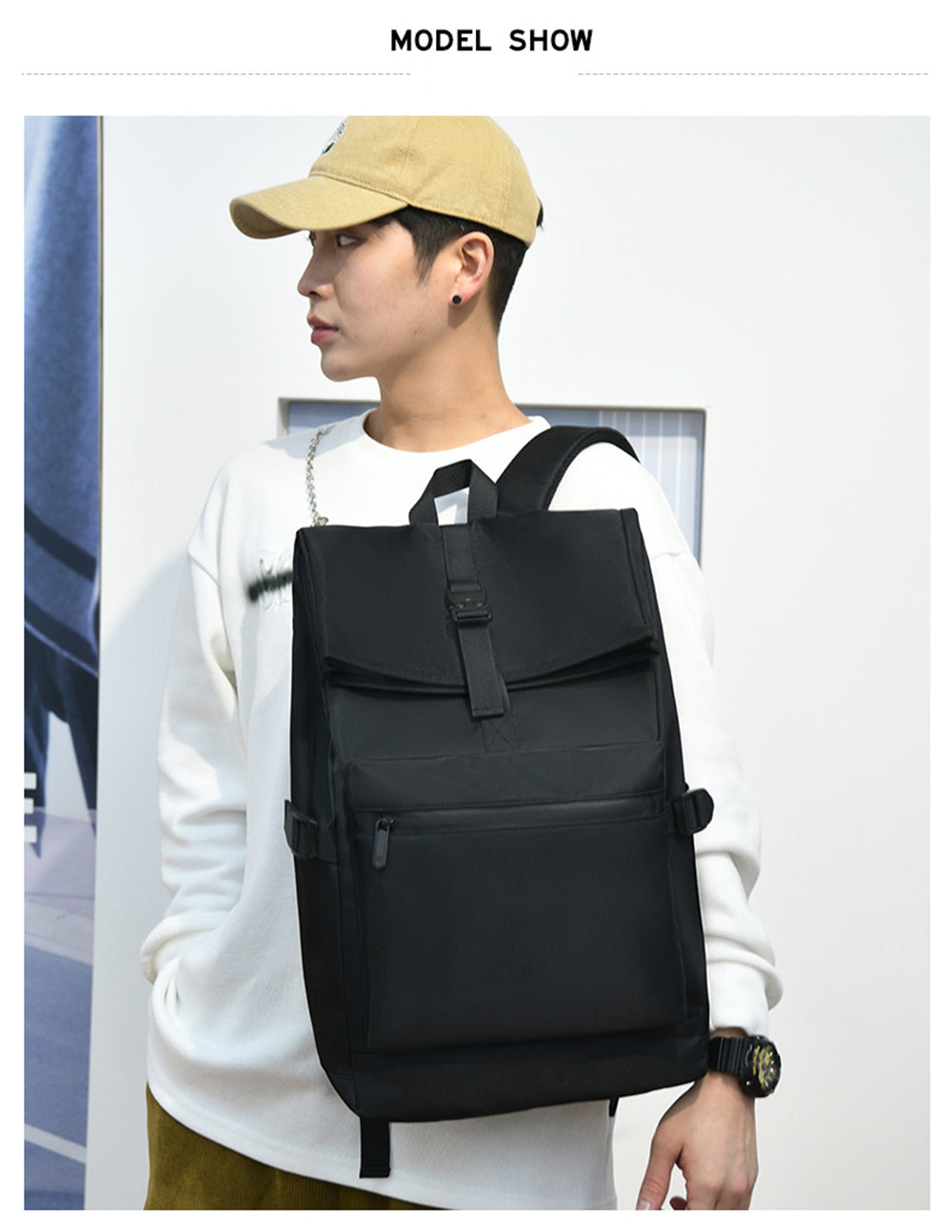 Computer Rucksack 15.6 Zoll wasserdicht | LuxeStyle