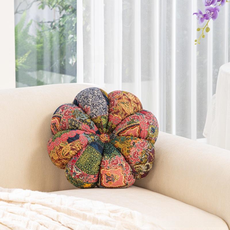Boho-Kürbis-Sitzkissen und Dekokissen
