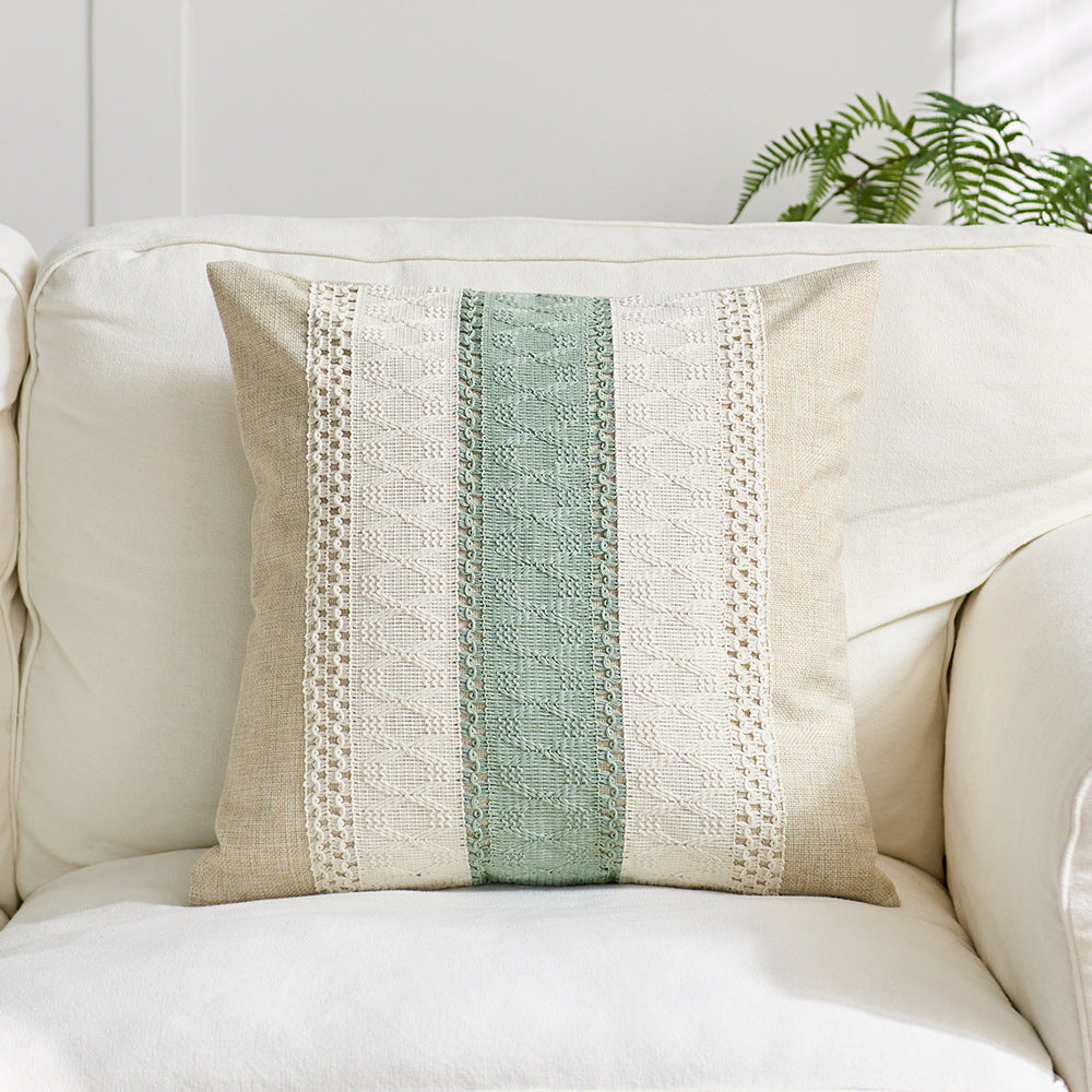 Boho-Kissenhülle Patchwork