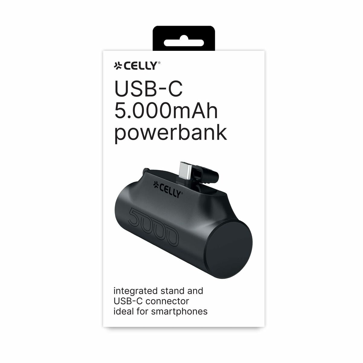 Powerbank Celly PBC5000BK 5000 mAh Schwarz
