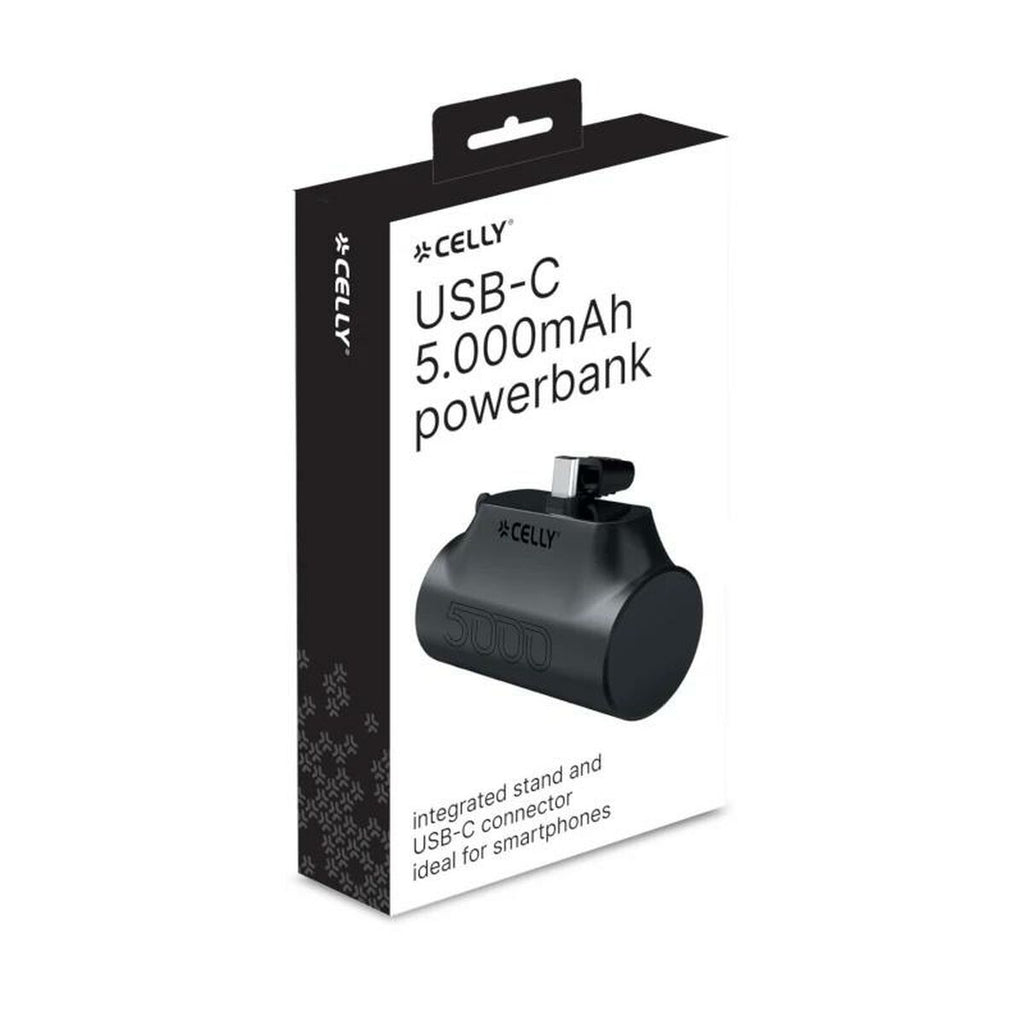 Powerbank Celly PBC5000BK 5000 mAh Schwarz
