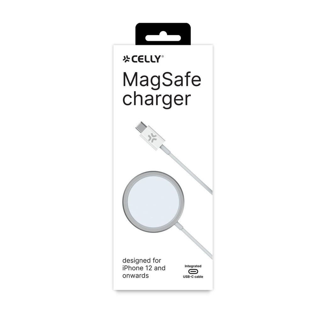 Kabelloses Ladegerät Celly MAGCHARGEPRO Weiß 15 W