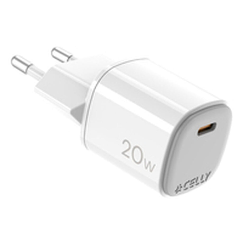 Wandladegerät Celly UPTC1USBC20WWH Weiß
