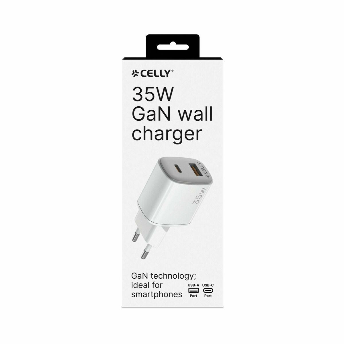 Wandladegerät Celly UPTC1USB1USBC35
