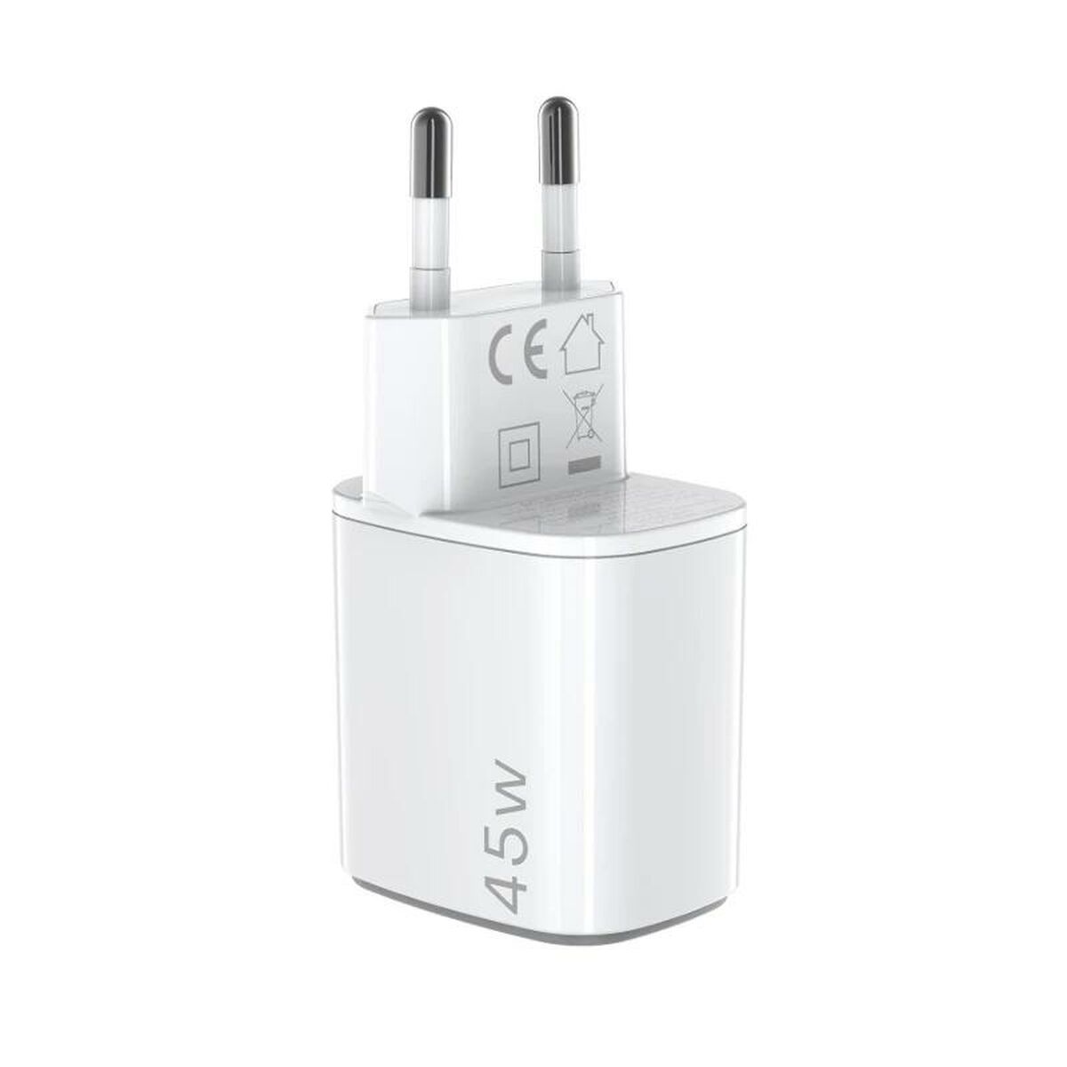 Wandladegerät Celly UPTC2USBC45WWH Weiß