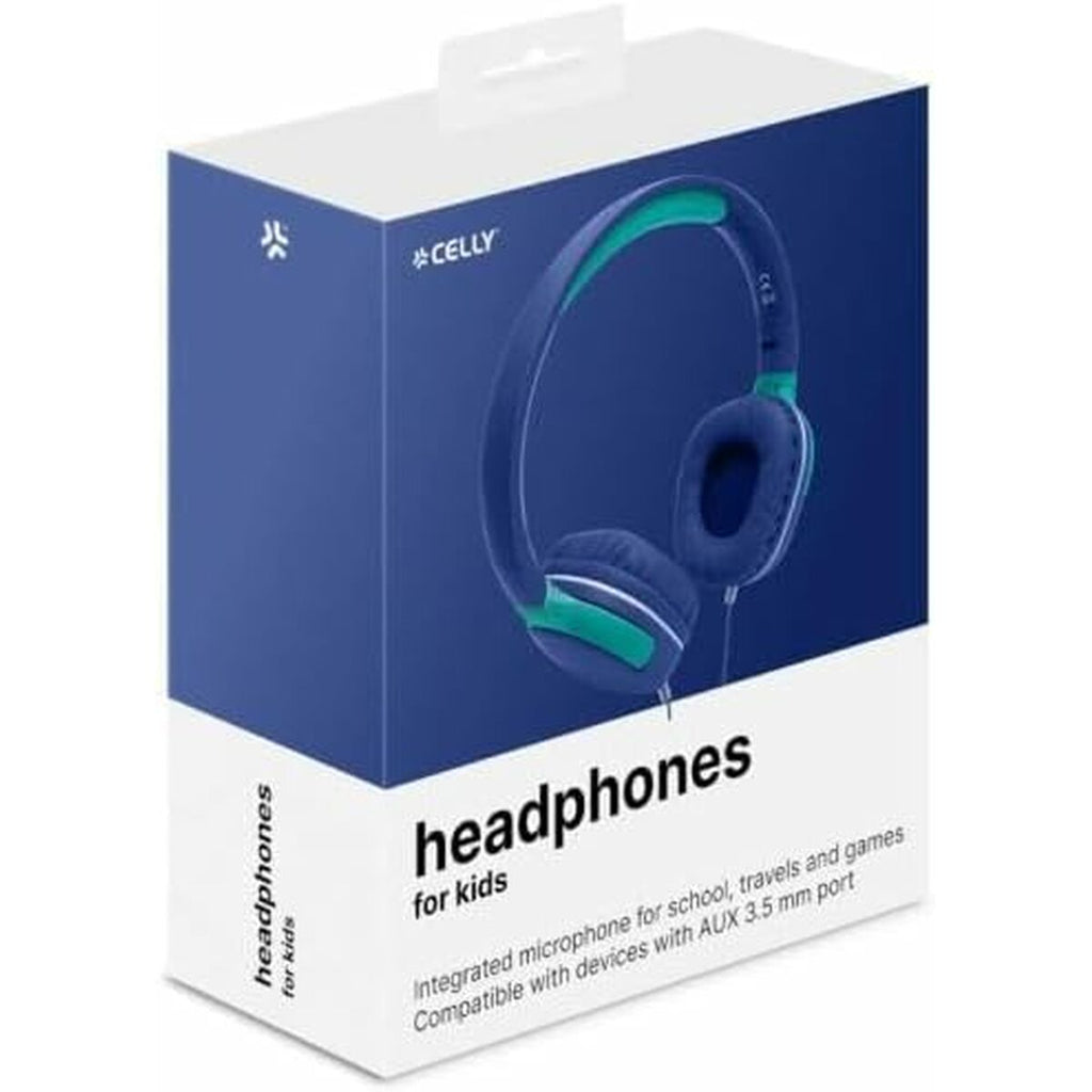 Kopfhörer Celly KIDSBEAT2BL Blau
