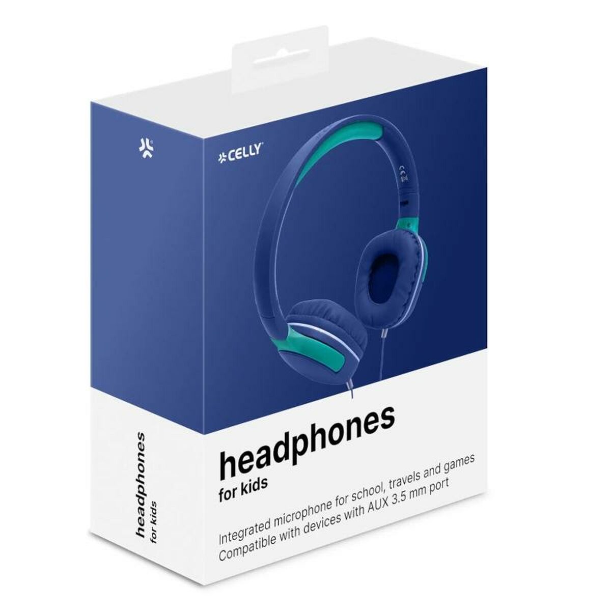 Kopfhörer Celly KIDSBEAT2BL Blau