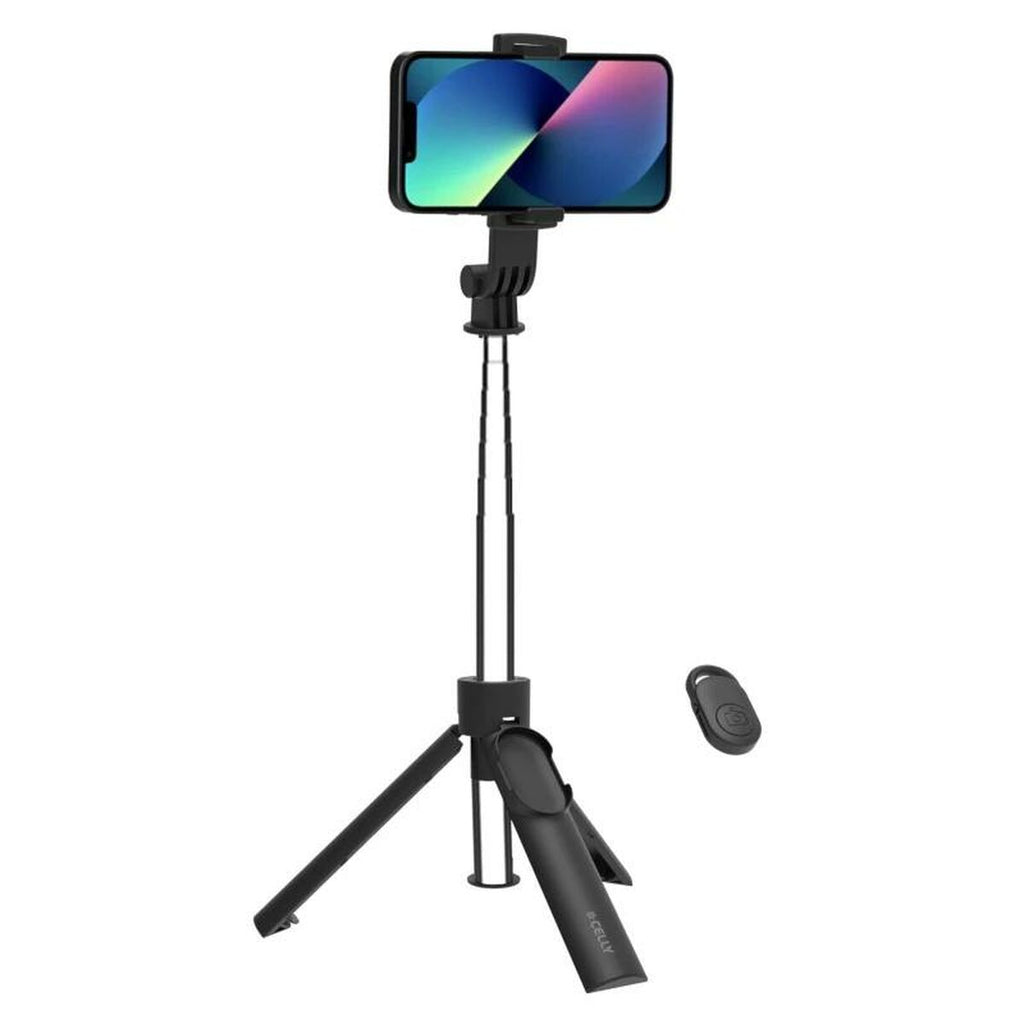 Selfie-Stick Celly CLICKSFSTICKBK Schwarz Smartphone