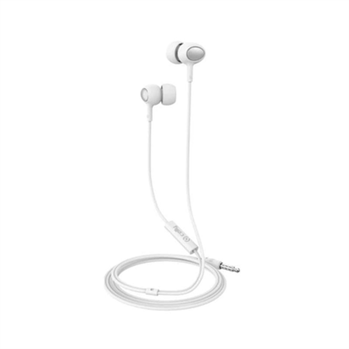 Kopfhörer mit Mikrofon Celly UP500WH Weiß
