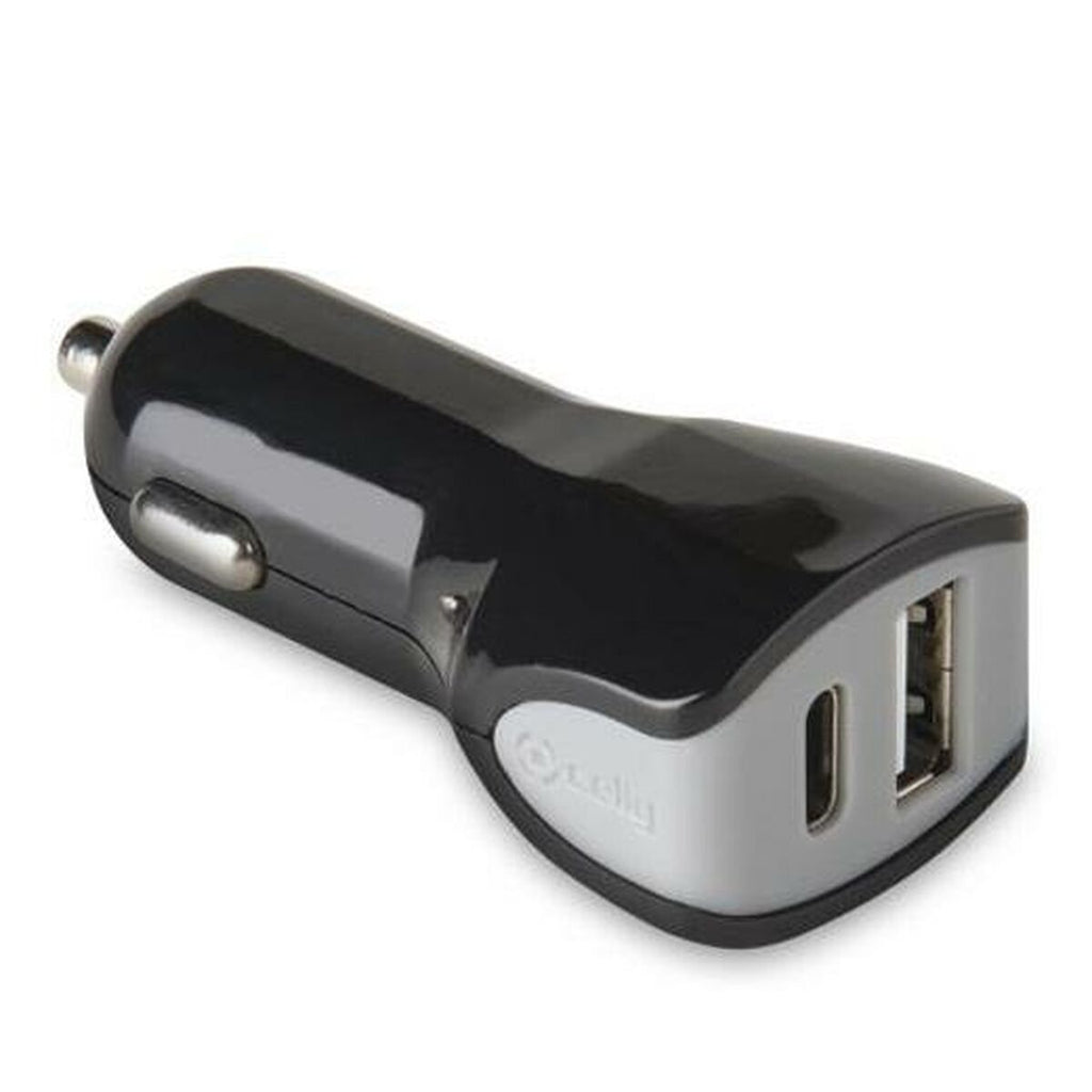 Ladegerät fürs Auto Celly Schwarz 17 W