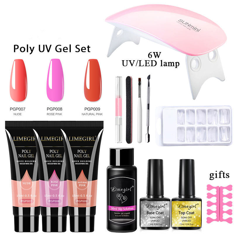 Nagelverlängerungs-Gel-Set