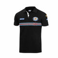 Herren Kurzarm-Poloshirt Sparco Martini Racing Schwarz – LuxeStyle Schweiz