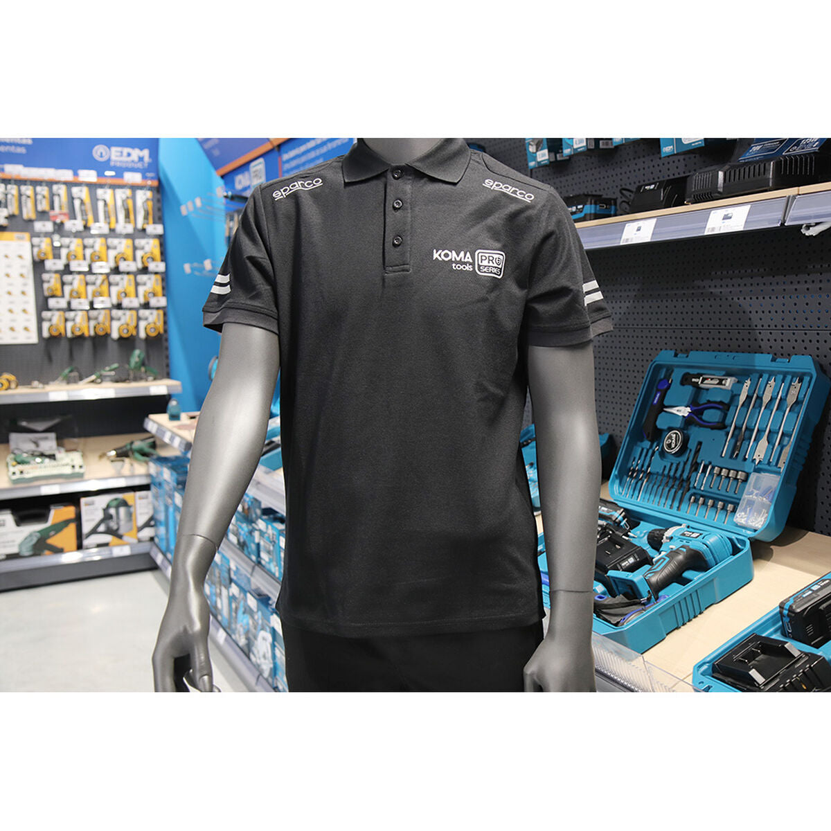 Kurzarm Poloshirt Sparco Koma Tools 02415nrgs – LuxeStyle Schweiz