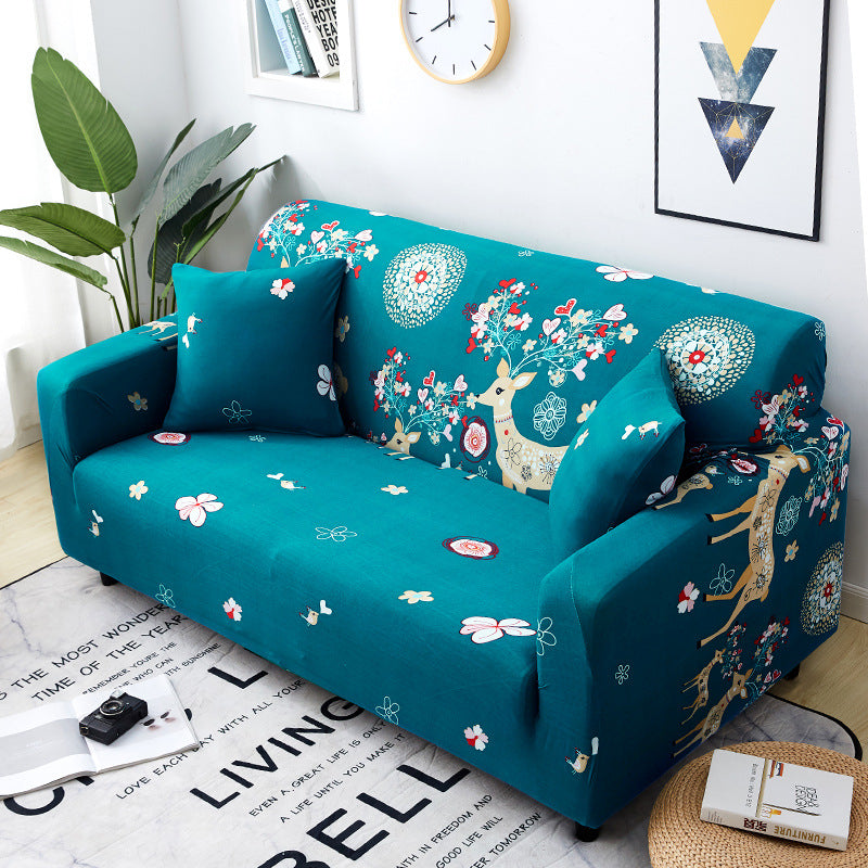 Elastischer Sofaüberzug aus Stoff – Bild 7 | LuxeStyle