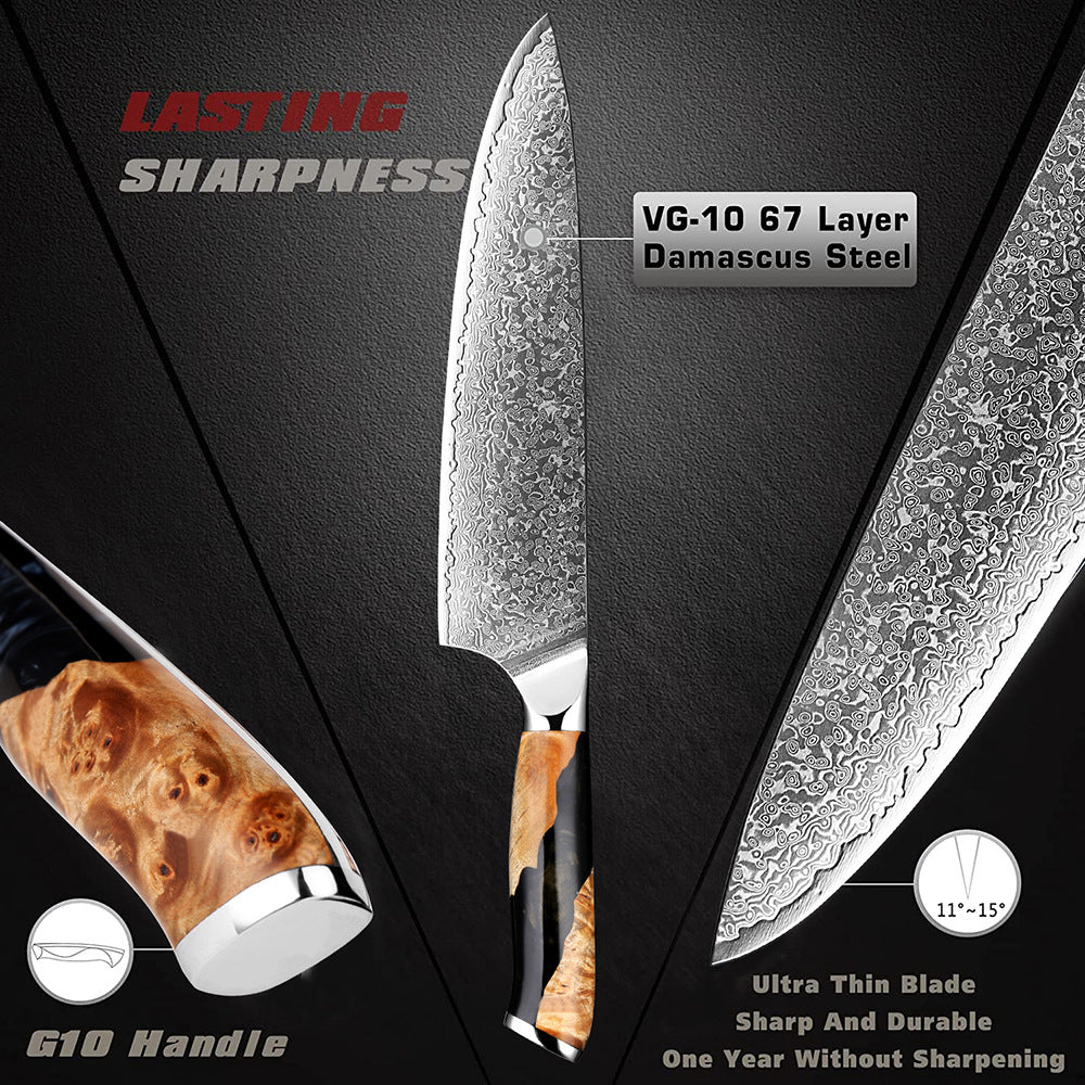 Damaststahl Kochmesser – Bild 8 | LuxeStyle