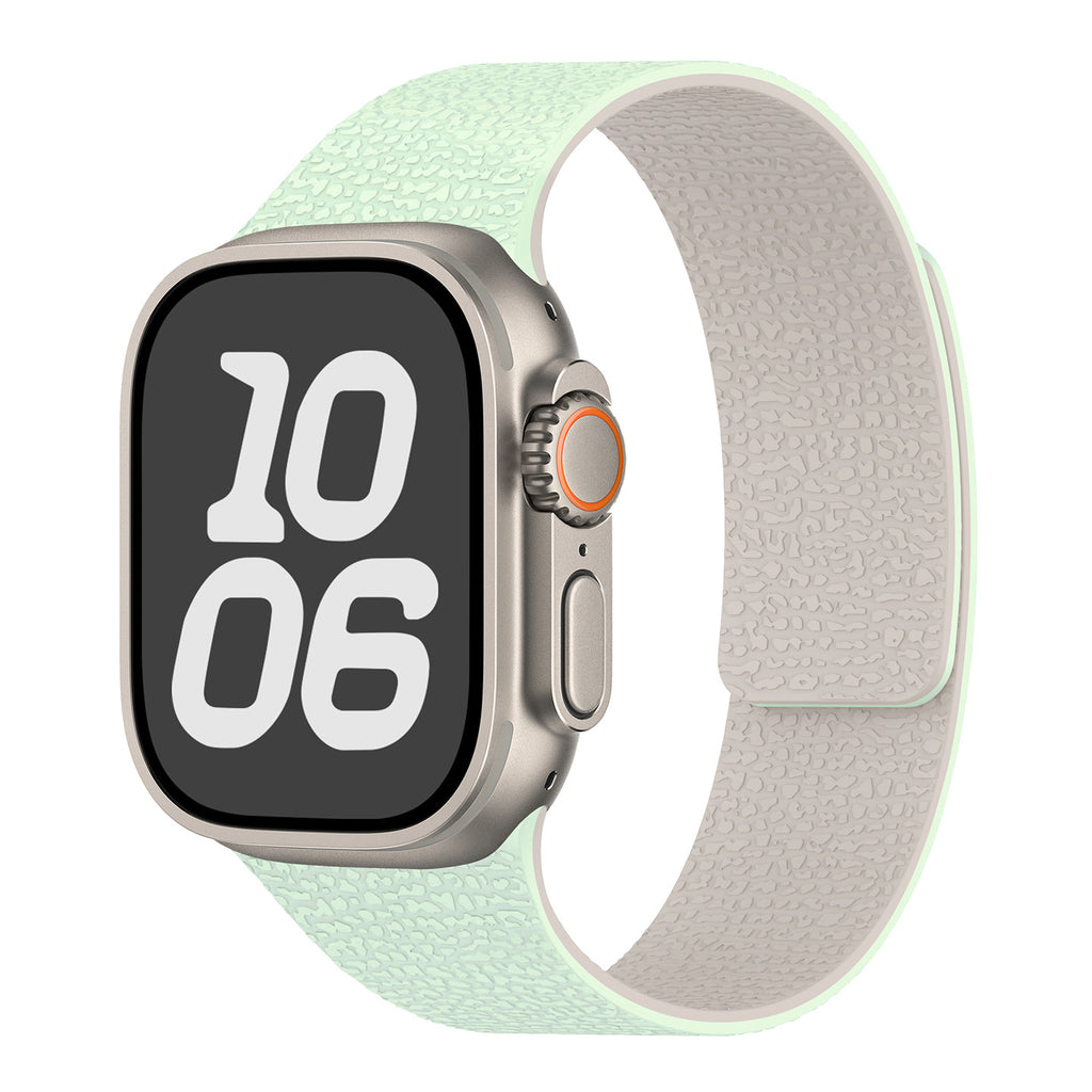 IwatchS10 Silikonarmband mit Litschi-Muster