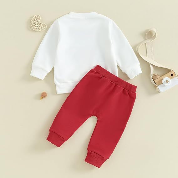 Baby Ostern Buchstaben Sweatshirt-Set – Bild 4 | LuxeStyle