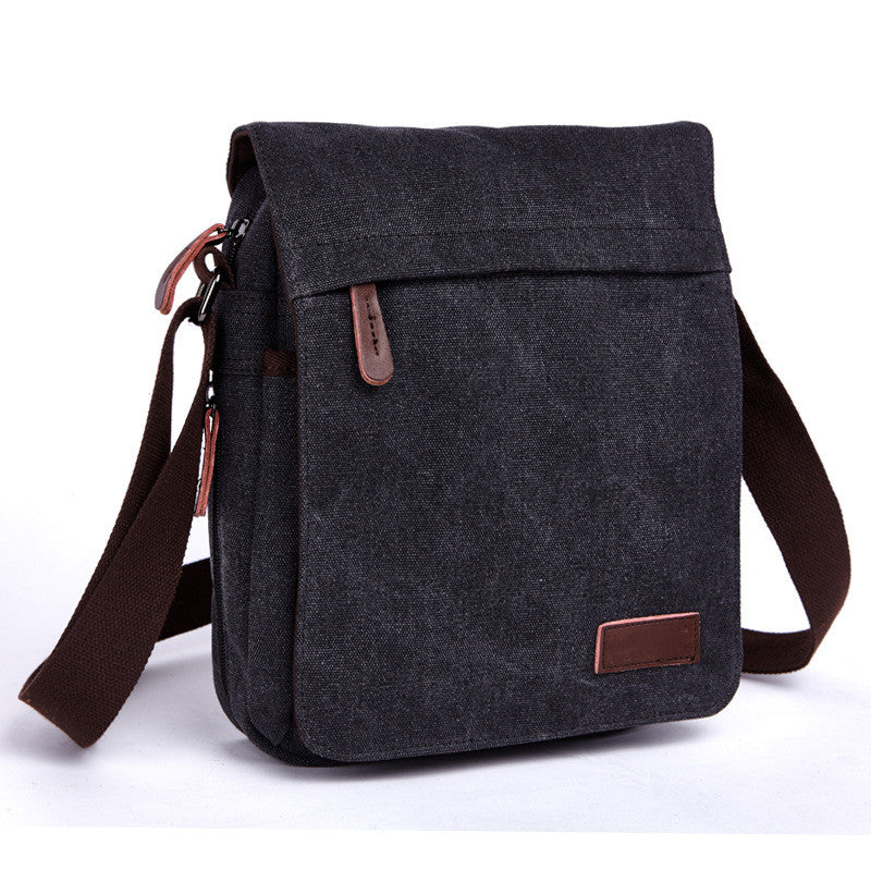 Herren Messenger Bag Canvas Umhängetasche | LuxeStyle