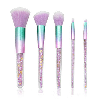 5 Transparenz-Hand-Makeup-Bürsten – Bild 6 | LuxeStyle
