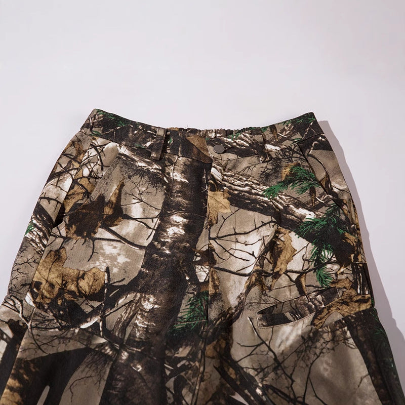 Retro Camouflage Cargo-Hose Herren