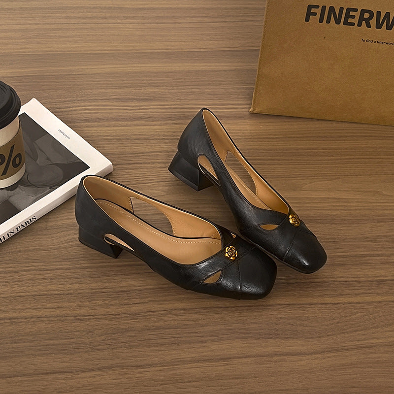 Baotou Sandalen mit Chunky-Heel – Bild 4 | LuxeStyle