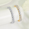 Dreifachklinken-Tennisarmband mit Zirkon – Bild 5 | LuxeStyle