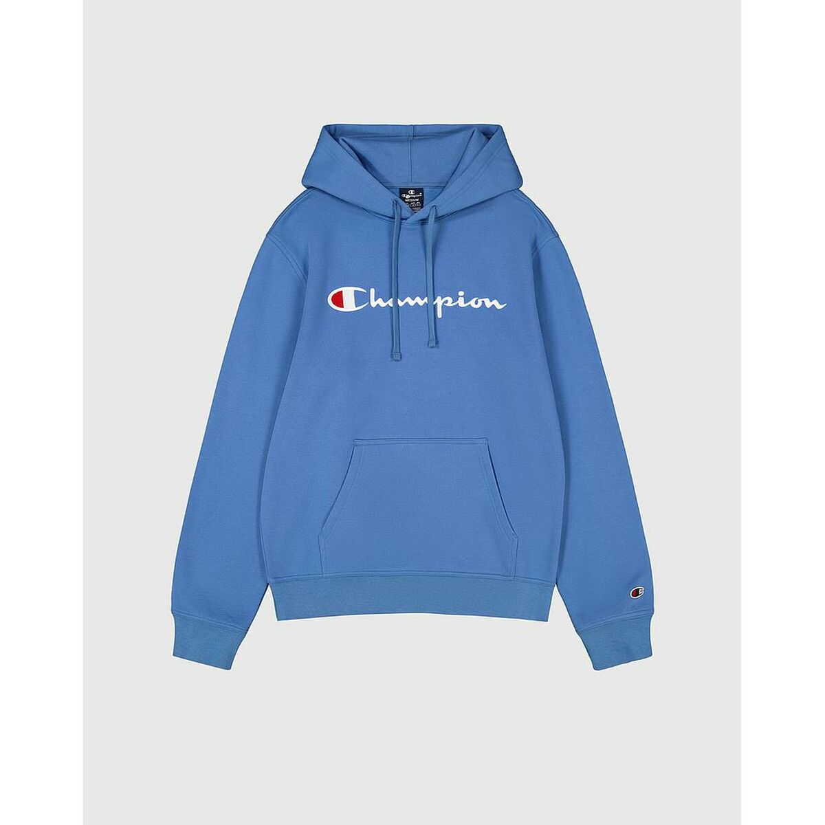 Herren Sweater mit Kapuze Champion HOODED SWEATSHIRT 220253 CBU Blau – LuxeStyle Schweiz