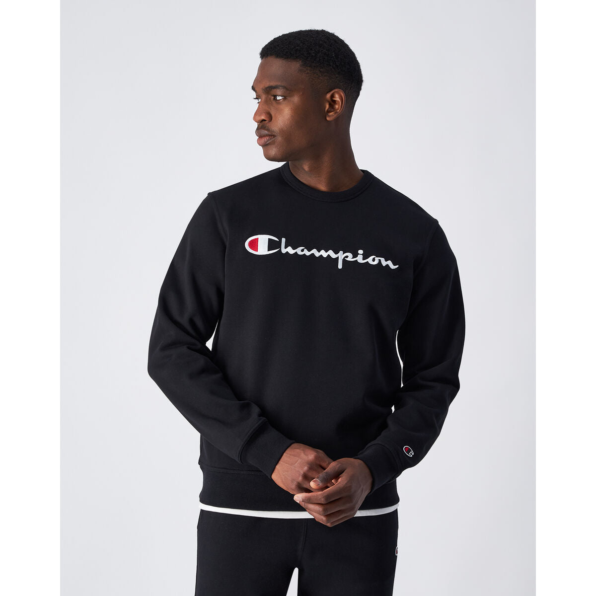 Herren Sweater ohne Kapuze Champion CREWNECK SWEATSHIRT 220254 NBK – LuxeStyle Schweiz