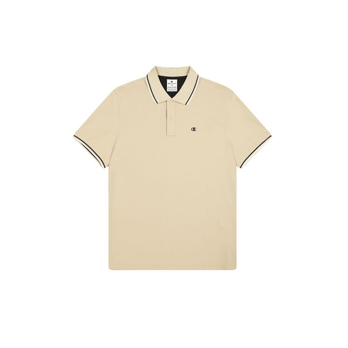 Beiges Herren Polo – Natürlicher Look & angenehmer Tragekomfort