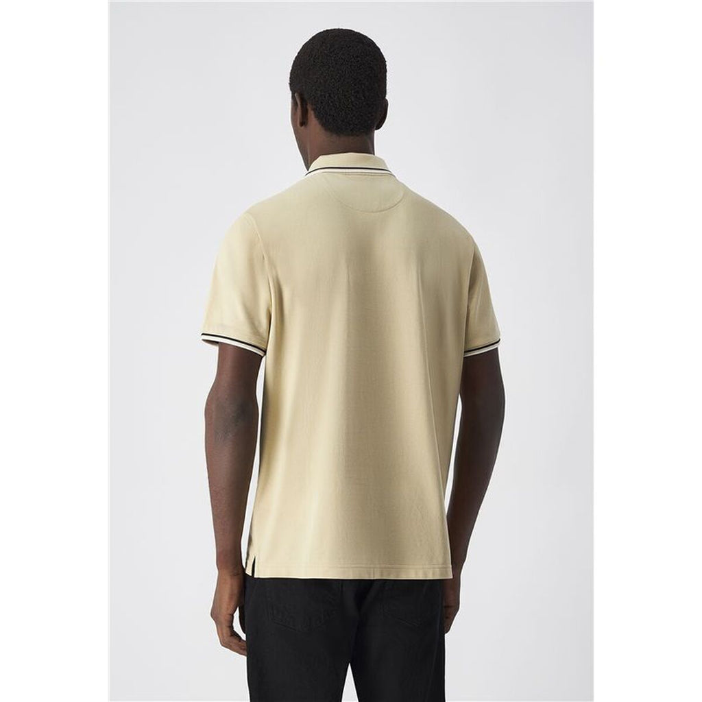 Beiges Herren Polo – Natürlicher Look & angenehmer Tragekomfort