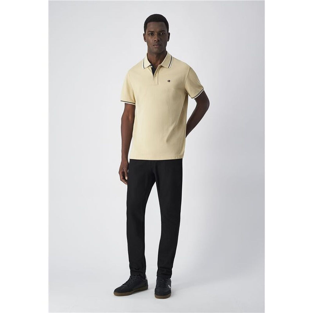 Beiges Herren Polo – Natürlicher Look & angenehmer Tragekomfort