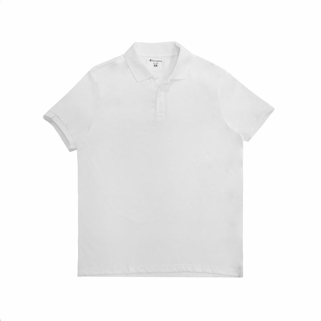 Herren Kurzarm-Poloshirt Champion Sportswear Weiß – LuxeStyle Schweiz