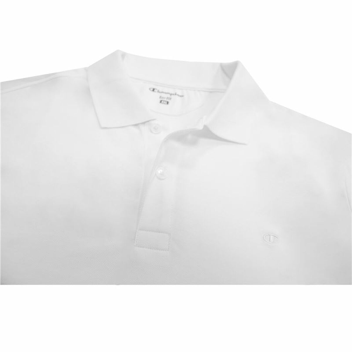 Herren Kurzarm-Poloshirt Champion Sportswear Weiß – LuxeStyle Schweiz