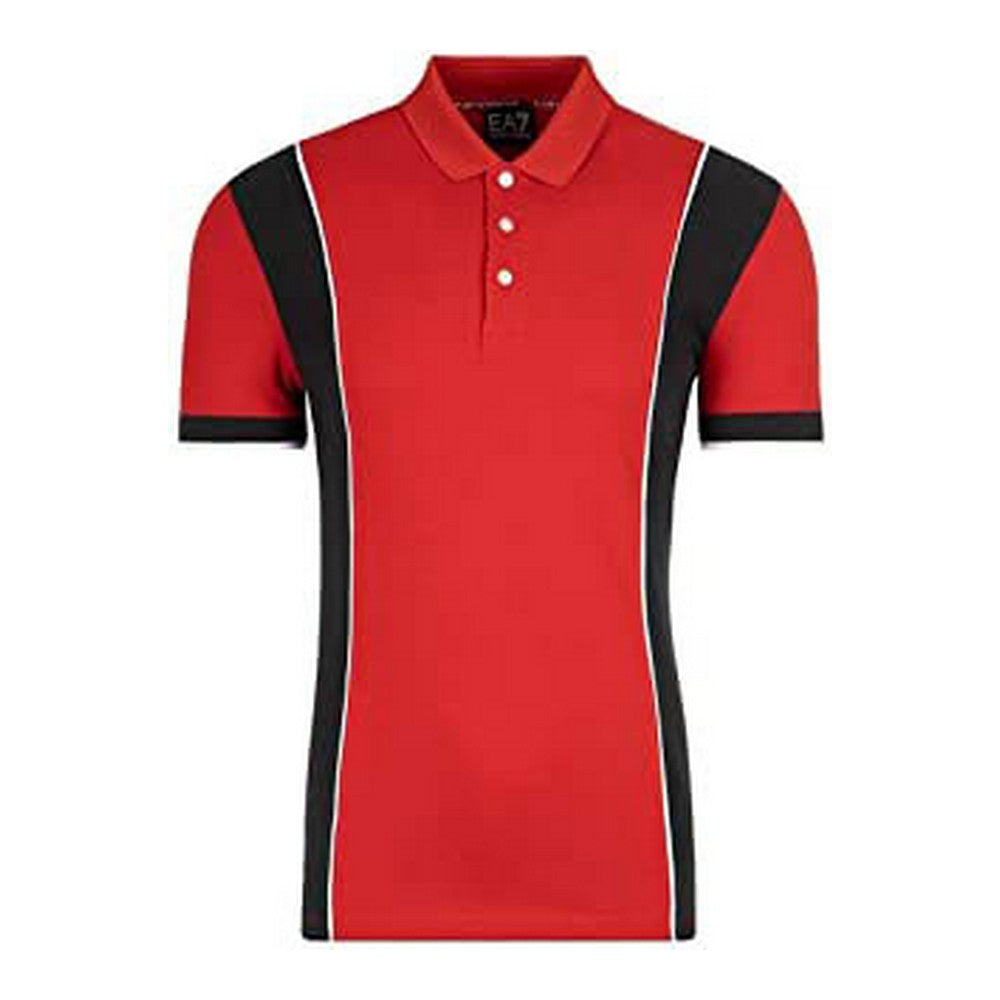 Herren Kurzarm-Poloshirt Armani Jeans C1450 Rot – LuxeStyle Schweiz
